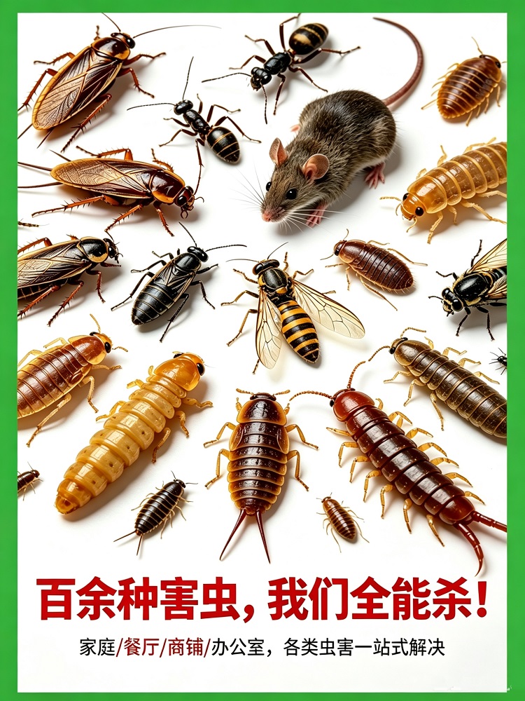 百餘種害蟲全面治理